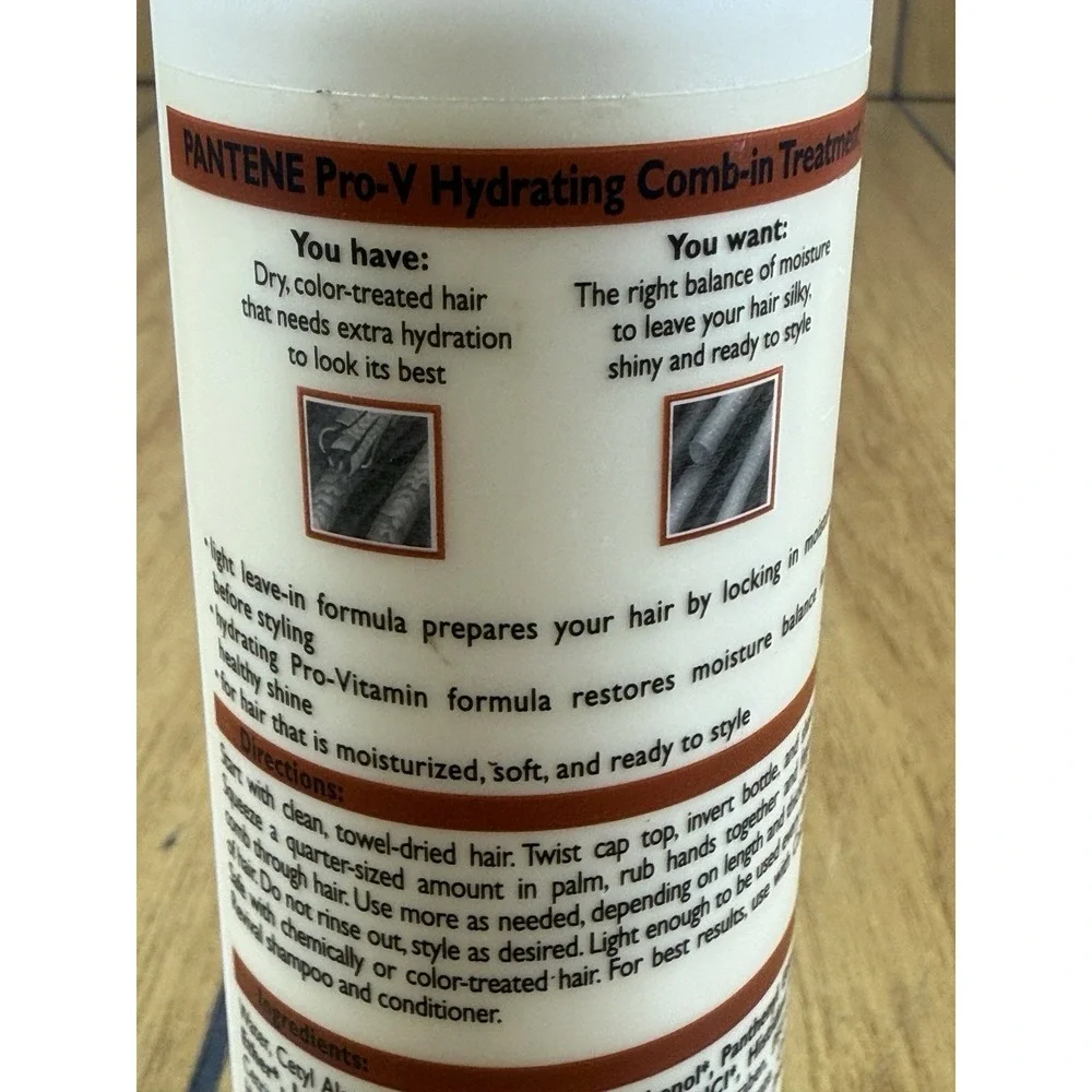 PANTENE PRO-V Shining Start‎ Hydrating Comb In Hair Treatment 10.2 Fl. oz. RARE